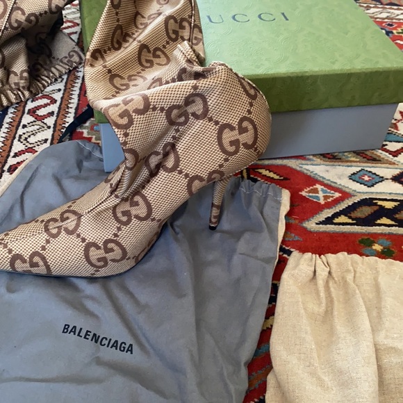Gucci x Balenciaga The Hacker Project Thigh Boots - Picture 8 of 8